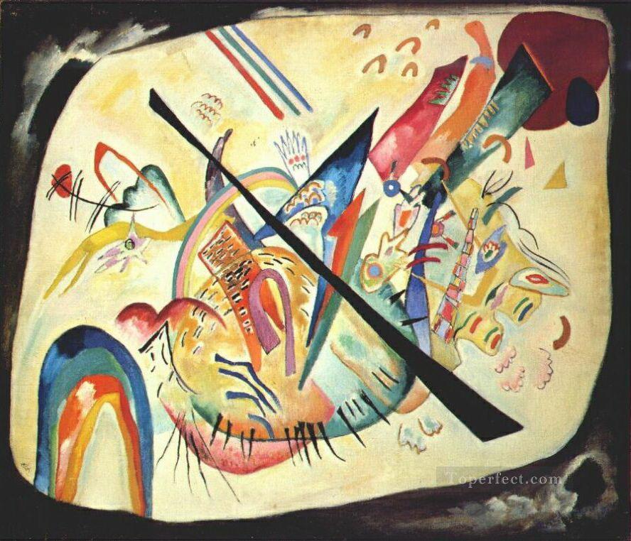 White oval Wassily Kandinsky Oil Paintings